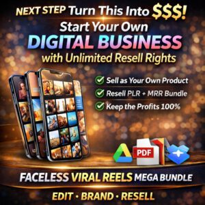 250,000+ Viral Reels Mega Bundle (PLR MRR) | Faceless Reels Content | Instagram Reels, TikTok & YouTube Shorts | Digital Download