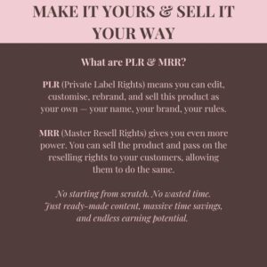 Faceless Creator Starter Kit – PLR & MRR Digital Products