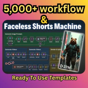 5000+ n8n Automation Workflows + Faceless Video Generator AI Agents | ChatGPT